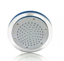 RGB Light Round 8 Inch Top Shower Head - 12 LEDs